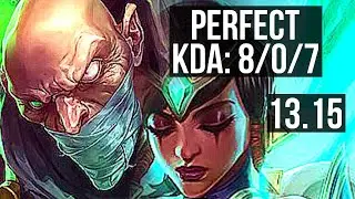 SINGED vs KARMA (TOP) | 8/0/7, 4.4M mastery, Rank 4 Singed, 1800+ games | EUW Grandmaster | 13.15