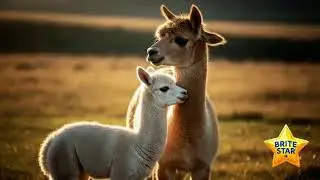 Brite Star Ranch New Arrivals-A Baby Llama Arrives