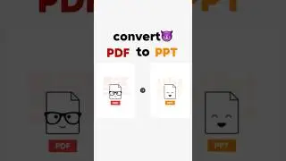 How to convert PDF to PPT？ #free #pdf #powerpoint #pdfconverter #tutorial #website
