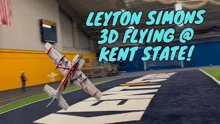 Leyton Simons 3D Flying @ Kent State Indoor Fly!! #aircraft #indoorflying #3D #plane #TAhorizons