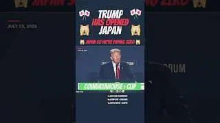 Trump Flexes Trade Deal: 0% Tariff for USA, 15% for Japan 🚀 | 2025 AI Summit #shorts