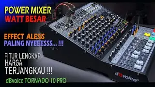 Power Mixer Watt Besar, Efek Alesis, dBVoice Tornado 10PRO