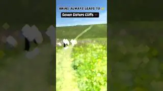Seven Sister Cliffs 🇬🇧 #shortvideo #travel #uktourism