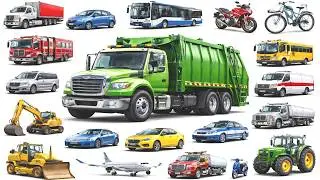 50 Vehicle Names in English | Types of Vehicles | Mode of Transport for kids | Vehicles Vocabulary