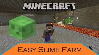 Easy Slime Farm in Minecraft [1.15] | Minecraft Java Edition