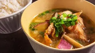 Tokyo &mdash; A Hearty Bowl of Sweet Potato and Pork Miso Soup