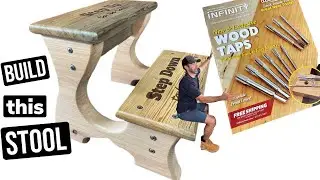 Designs By Donnie Demonstrates How to Make a Step Stool With Infinity Tools' Wood Taps