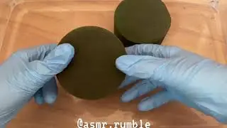 ASMR Burnt Floral Foam Cilinders With Leftovers Afterparty