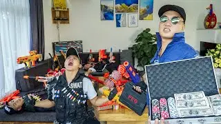 LTT Action: Explosive Action Hero SEAL X with Nerf Gun Fight with Maximum Power!