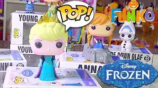 DISNEY FROZEN Funko Pop Collection Elsa, Anna, Upside down Olaf
