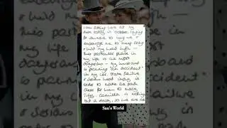 Princess Diana letter about her accident #sansworld #shorts #princessdiana