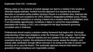 Arkansas  Concealed Handgun Carry License  CHCL  Free Practice Test And Answers Updated