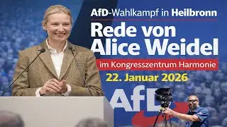 AfD-Wahlkampfauftakt in Heilbronn: Rede von Alice Weidel im Kongresszentrum Harmonie (22.01.2026)