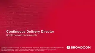 Create Release Environments