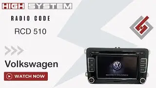 Read PIN CODE VW RCD 510 MID EU