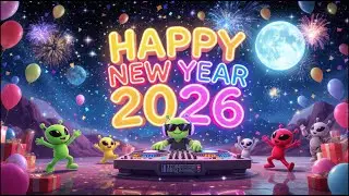 Funny Alien Dance Party 👽 | Happy New Year 2026 Celebration