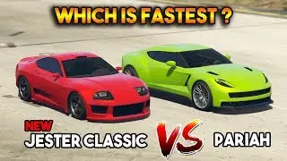 GTA 5 ONLINE : JESTER CLASSIC VS PARIAH (WHICH IS FASTEST?)