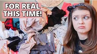 MOST BRUTAL WARDROBE DECLUTTER TO DATE | Declutter with Me 2021