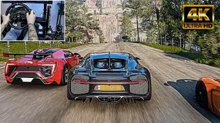 Bugatti Chiron vs Hypercars | Race for the Win