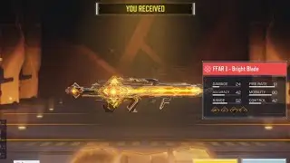 CoD Mobile - Bright Gold Mythic Drop - Mythic FFAR 1 Bright Blade - Level 5 Upgrade