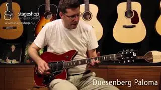 Duesenberg Paloma demo in Stageshop played by Ernő Galambos