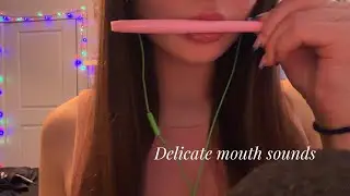 ASMR Pen Noms & Inaudible Whispering 💕