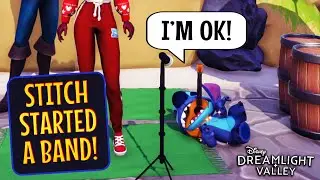 DISNEY Dreamlight Valley. Stitch's a Music Star Now! And It's a DISASTER! Final Stitch Quest.