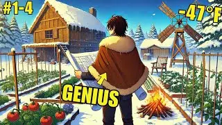 (𝙃𝙄𝙉𝘿𝙄) He Survives In Another World And Builds His Own Food Source In HELLISH CONDITIONS ❄️🔥 |