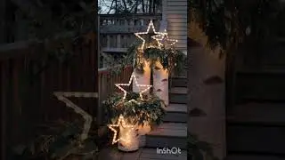 Beautiful Christmas Outdoor Pot Planters decoration ideas #diy #decoration #interior