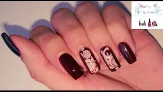 Дизайн по мокрому лаку | Dry Water Marble Nails