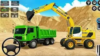 👷City Road Construction Simulator 3D 🚧 | Heavy Excavator & Truck (Android Gameplay)