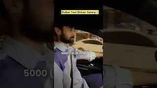 Taxi Driver Salary in Dubai🇦🇪 #DubaiTaxiDriver #DubaiInterview #salary  #StreetInterviewDubai