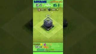 UPGRADE Dark Storage to Lvl 3 || Clash Of Clans (COC) #clashofclans