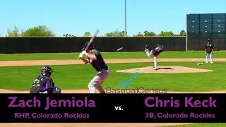 Zach Jemiola (Colorado Rockies) vs Chris Keck (Colorado Rockies)