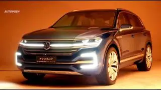 Мировая премьера 2017 VW Touareg  T-Prime Concept GTE
