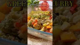 Easy Green Thai Curry Recipe #healthyrecipes #weightloss #shorts #youtube #thaifood #easyrecipeideas