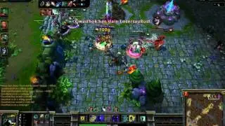 LoL Epic - Poppy Quadra Kill
