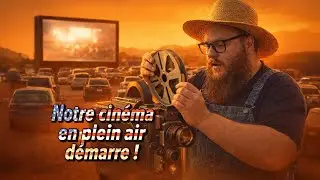 NOTRE CINEMA EN PLEIN AIR OUVRE ! [GAS STATION SIMULATOR #35]