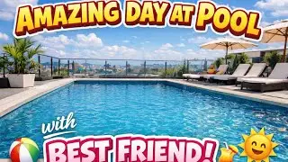Day in Swimming pool & friend #viral #swimming #pool #vlog #shortvideo #shortsfeed #minivlog #short 