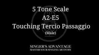 5 Tone Scale A2-E5 Touching Tercio Passaggio Male