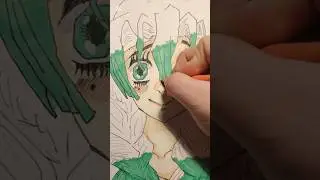 Drawing Mitsuri part 1#markart #anime #animeart #demonslayer #terekhart #drawing #mitsuri #part1 #a