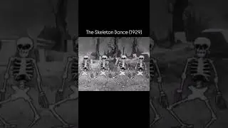 The Skeleton Dance 1929 #halloween #spooky #animation