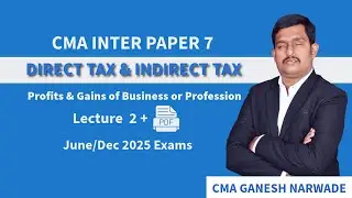 Direct tax | PGBP lecture 2 |section 32|English|
