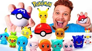INCR&Iacute;VEL! EU COMPREI POK&Eacute;BOLAS MISTERIOSAS COM POK&Eacute;MONS DE VERDADE DENTRO!