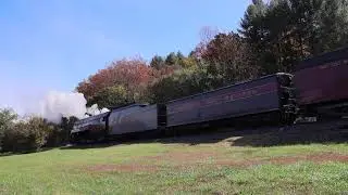 N&W J 611 - Shenandoah Valley Limited - Railroad Ave Return Trip - Craigsville, VA - Oct 25, 2025