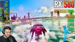 RX 580 - The Crew 2 - 1080p, 1440p, 4K
