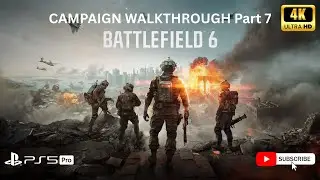 Battlefield 6 Campaign Walkthrough Part 7 | Egypt Mission Turns Into Total Chaos 🔥 | PS5 Pro 4K HDR