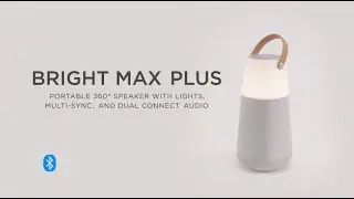 ION&reg; Bright Max Plus Portable 360&deg; Bluetooth&reg; -Enabled Speaker with Lights