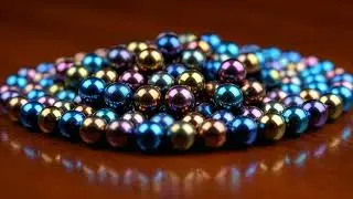 Glass Marbles & Golden Balls Together | Oddly Satisfying ASMR