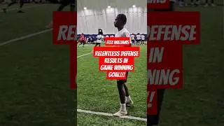 Relentless Defense results in winning goal #soccer #futbol #footy #goal